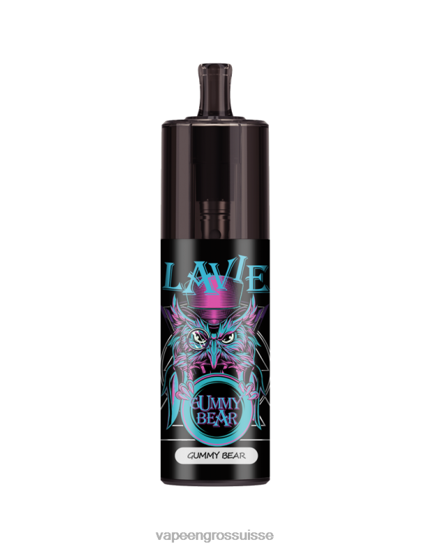 Vape En Gros Suisse - ours gommeux LAVIE COLOUR BAR Contrôle du débit d'air 10 000 bouffées 0TDZX337