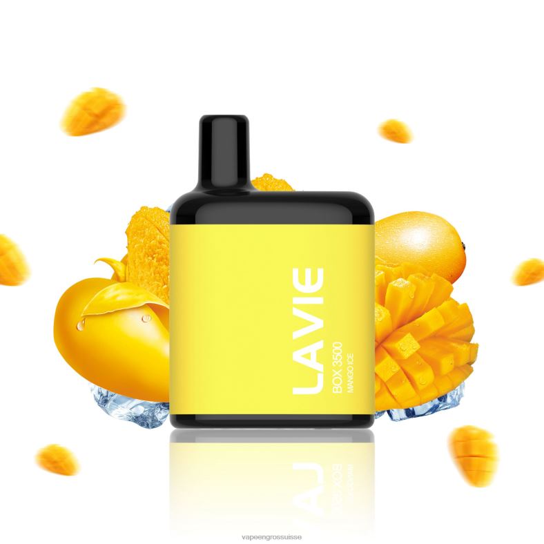 Vaporizer Zurich - glace à la mangue LAVIE BOX 3500 bouffées 0TDZX208