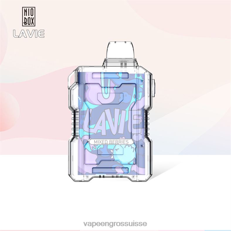 Vape En Gros Suisse - baies mélangées LAVIE NIO BOX 9000 bouffées 0TDZX197
