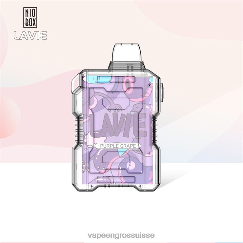 Vape Suisse Pas Cher - raisin violet LAVIE NIO BOX 9000 bouffées 0TDZX192