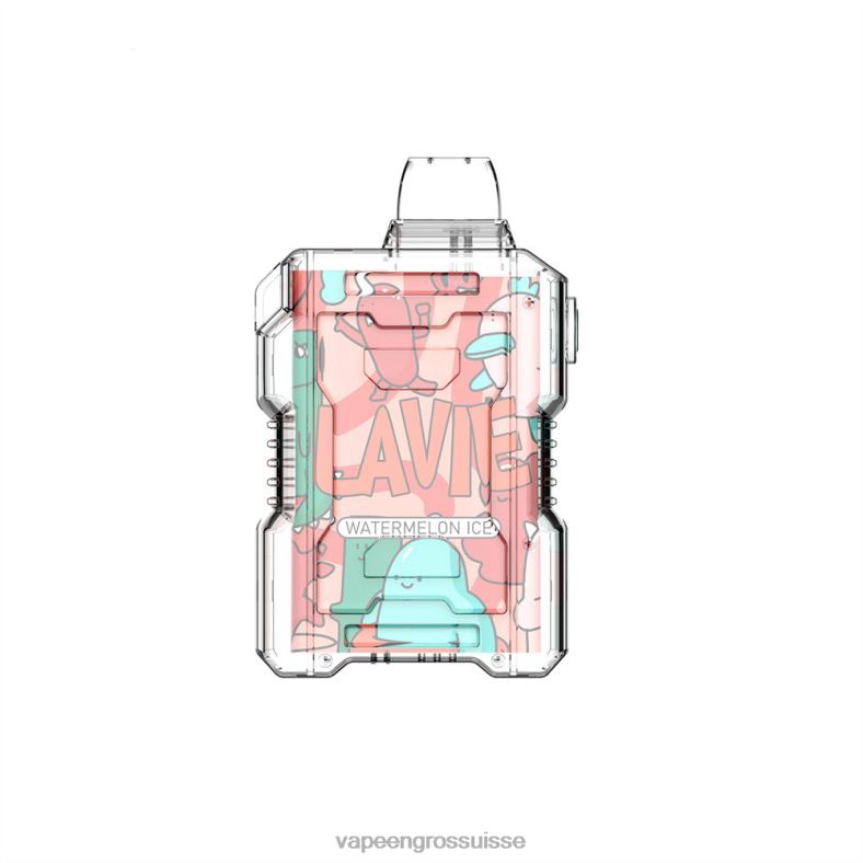 Vapotage Suisse - glace à la pastèque LAVIE NIO BOX 9000 bouffées 0TDZX193