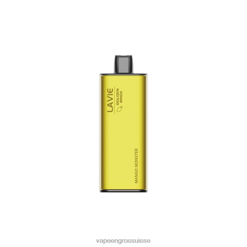 Vape En Gros - monstre mangue LAVIE GOLDEN BRICK 10000 bouffées 0TDZX61