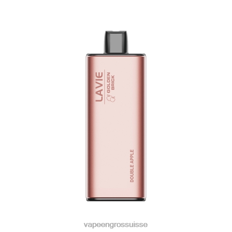 Vape Genève - double pomme LAVIE GOLDEN BRICK 10000 bouffées 0TDZX58