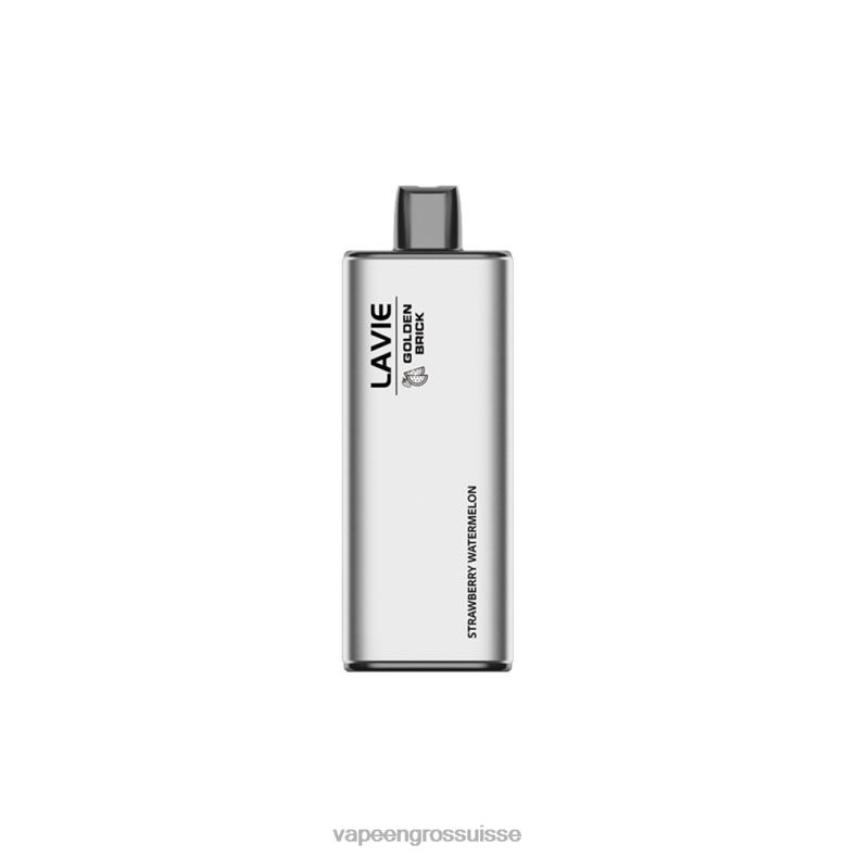Vape Suisse Pas Cher - pastèque fraise LAVIE GOLDEN BRICK 10000 bouffées 0TDZX66