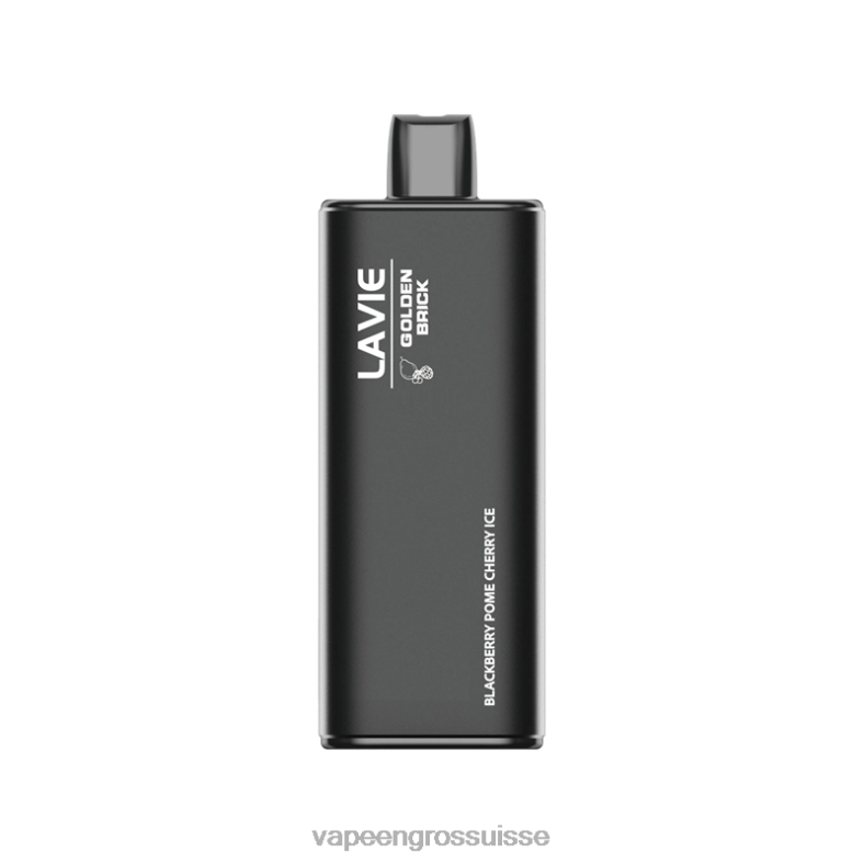 Vaporizer Zurich - glace à la cerise et aux pépins de mûre LAVIE GOLDEN BRICK 10000 bouffées 0TDZX54