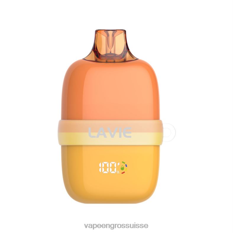 Vape Jetable Suisse - glace à la mangue LAVIE INSIDER 12000 bouffées 0TDZX83