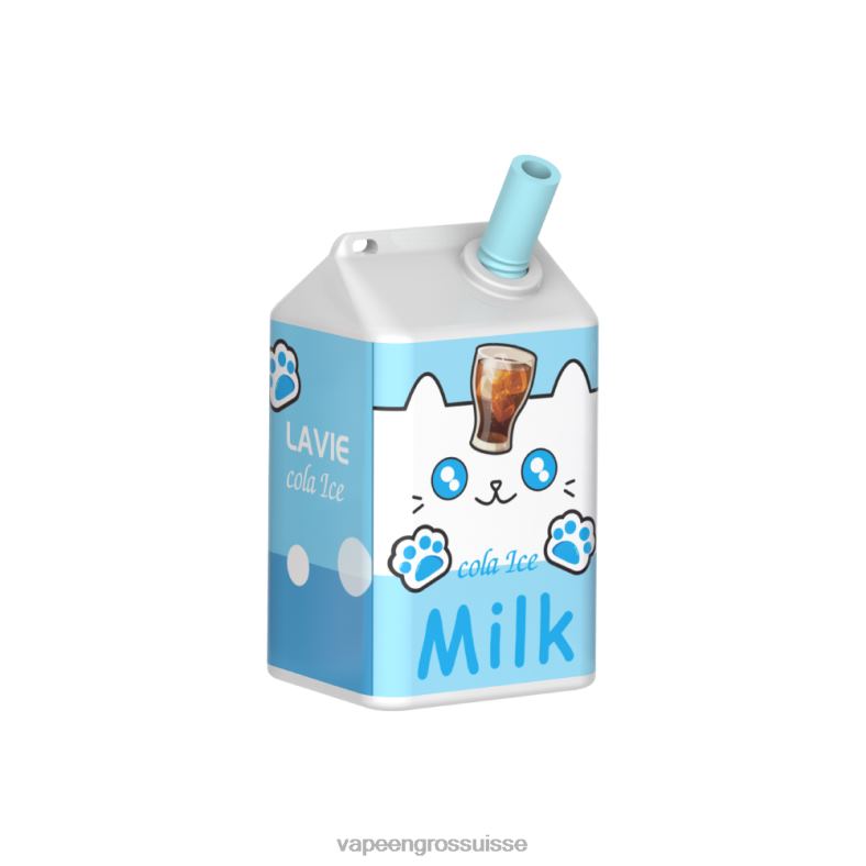 Vape Genève - glace au cola LAVIE MILK 7000 bouffées 0TDZX184