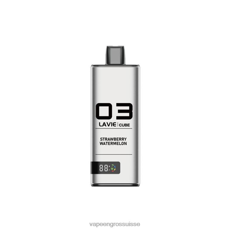 Magasin Vape Genève - pastèque fraise LAVIE Cube 20000 bouffées 0TDZX37