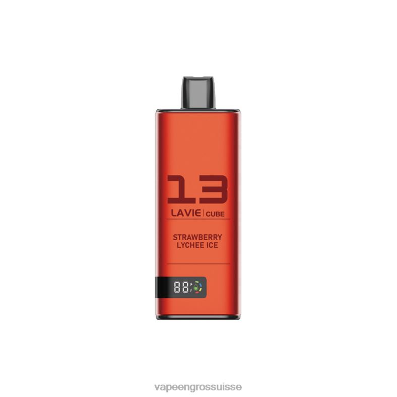 Vape En Gros - glace fraise litchi LAVIE Cube 20000 bouffées 0TDZX47