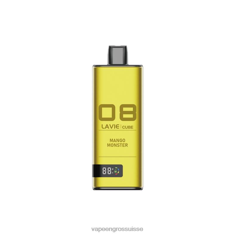 Vape Jetable Prix - monstre mangue LAVIE Cube 20000 bouffées 0TDZX42