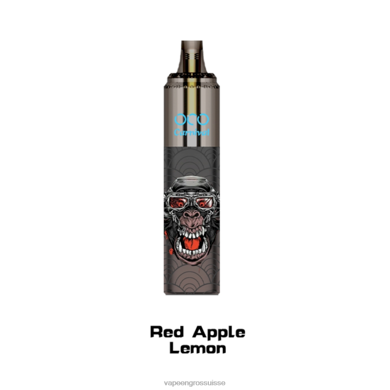E Liquide Suisse - citron pomme rouge LAVIE OCO carnaval 10000 bouffées 0TDZX356