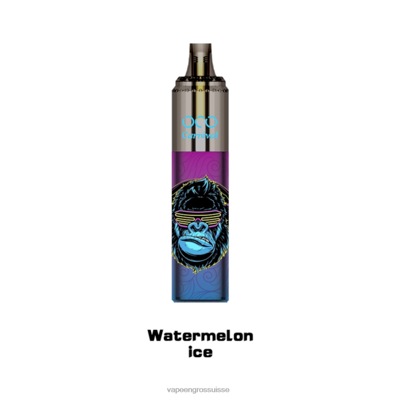Magasin Vape Genève - glace à la pastèque LAVIE OCO carnaval 10000 bouffées 0TDZX359