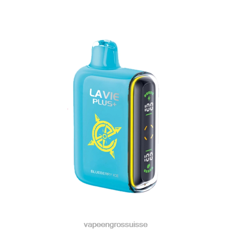 Cigarette Électronique Genève - glace aux myrtilles LAVIE PLUS 15000 bouffées 0TDZX101