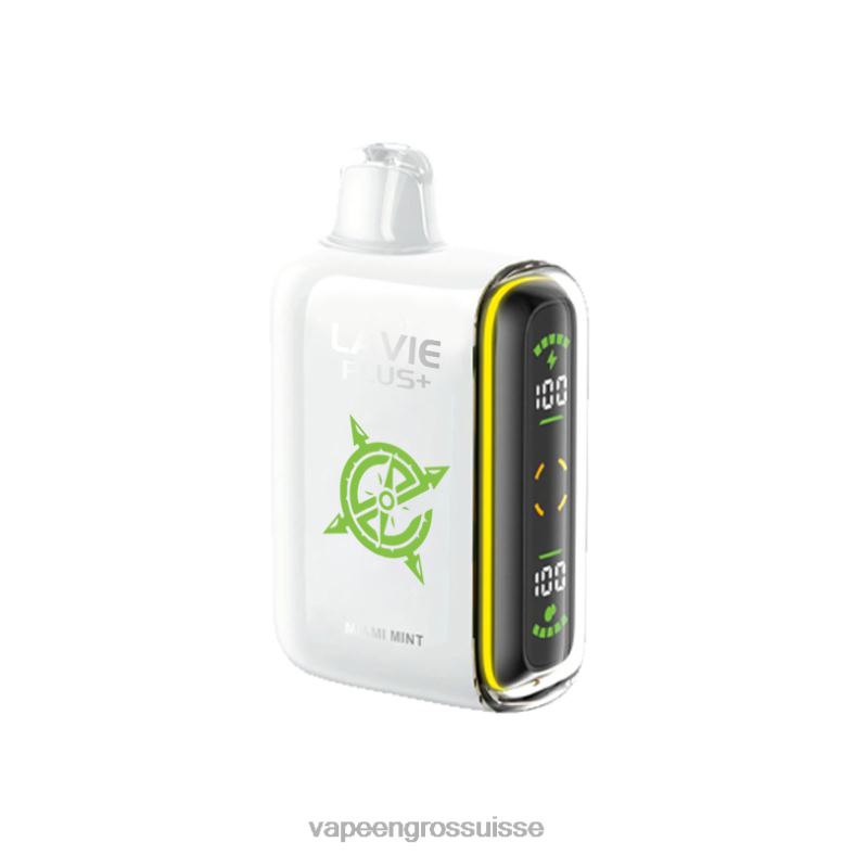 Vape Jetable Prix - menthe de Miami LAVIE PLUS 15000 bouffées 0TDZX98