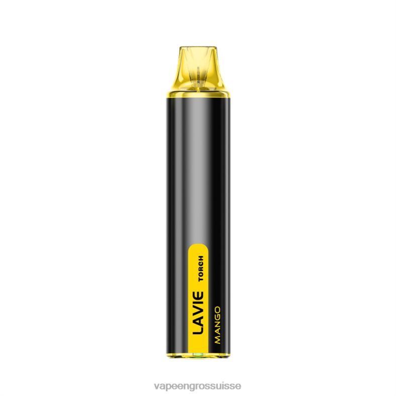 E Liquide Suisse - mangue LAVIE Torch 6000 bouffées 0TDZX132