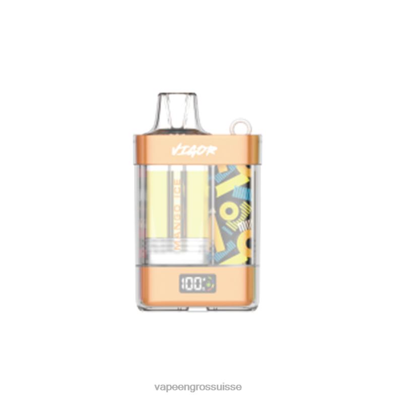 Cigarette Électronique Genève - glace à la mangue LAVIE VIGOR 15000 bouffées 0TDZX3