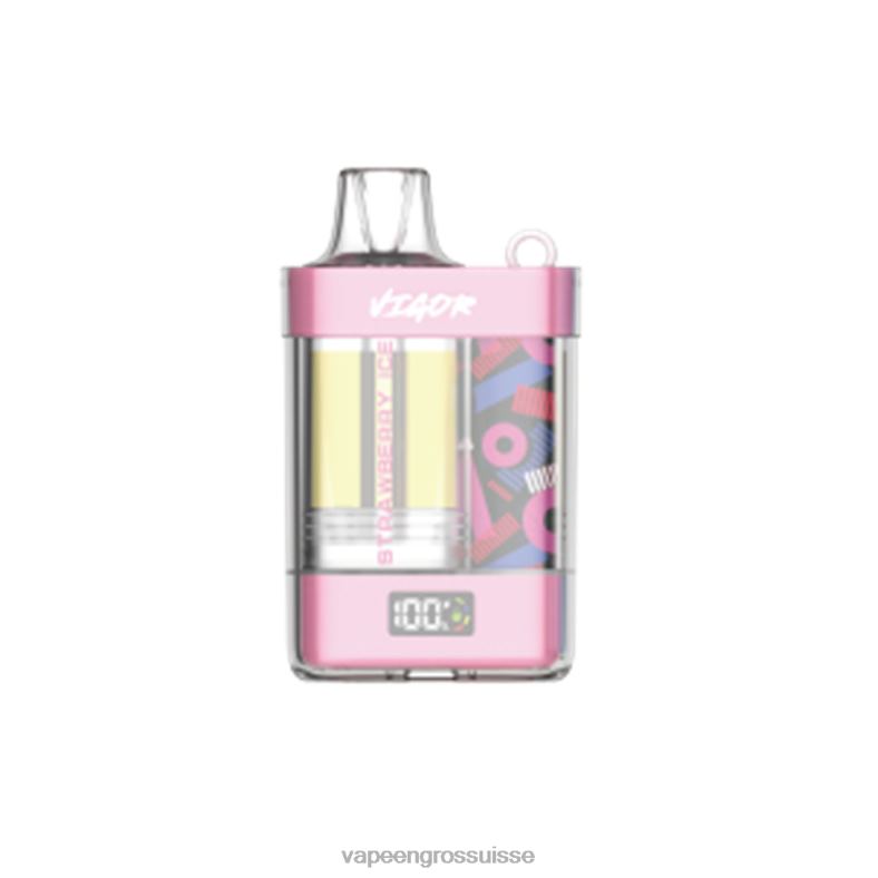 Vape En Gros Suisse - glace à la fraise LAVIE VIGOR 15000 bouffées 0TDZX1