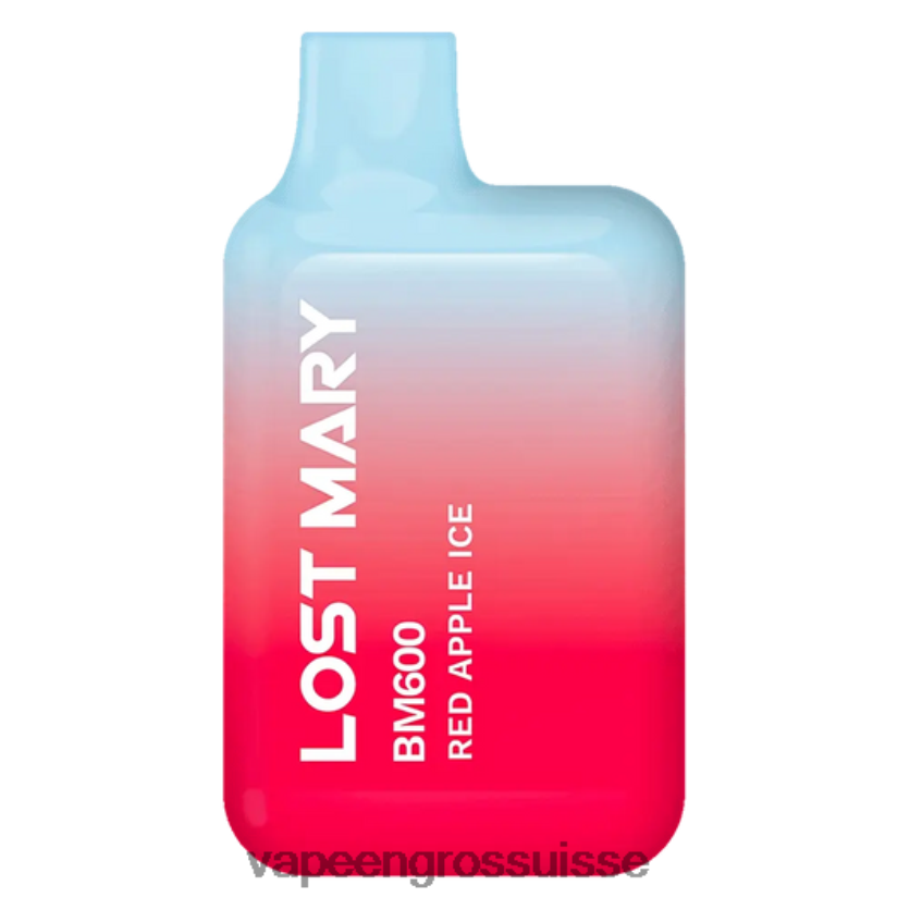 Magasin Vape Genève - glace à la pomme rouge 82F242372 LOST MARY BM600