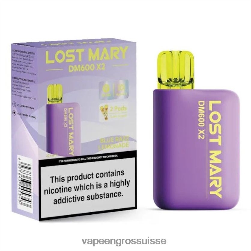 Cigarette Electronique En Gros - limonade bleue 82F242466 LOST MARY DM600 X2