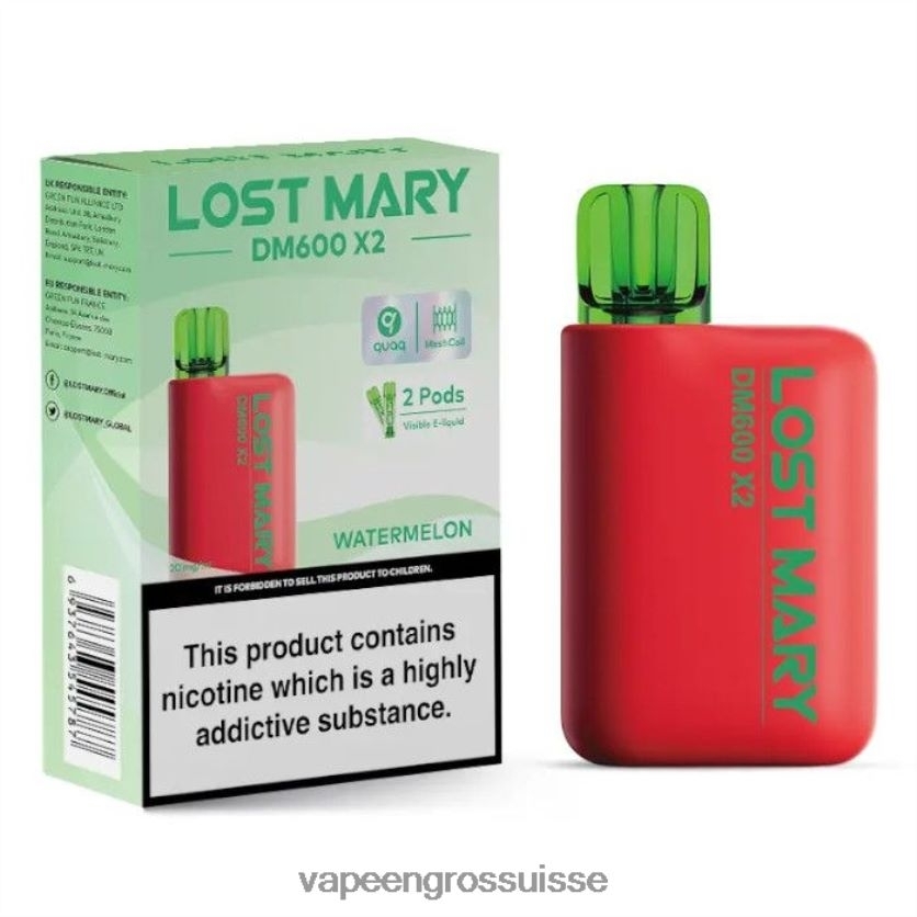 Magasin Vape Genève - pastèque 82F242482 LOST MARY DM600 X2