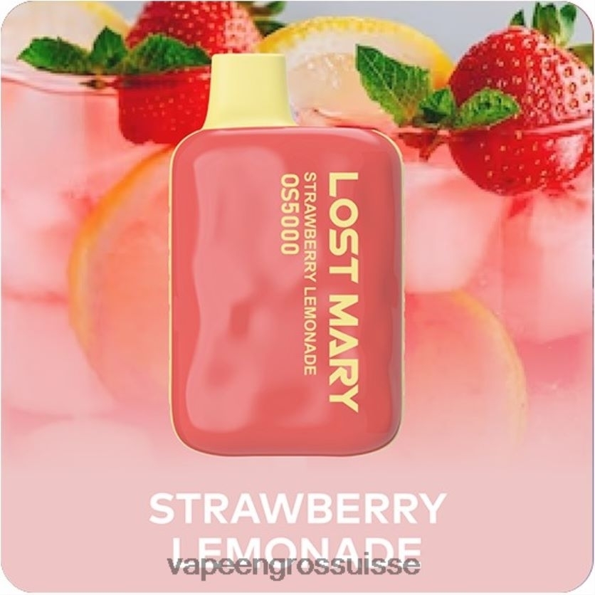 Cigarette Electronique En Gros - Limonade de fraise 82F242499 LOST MARY OS5000