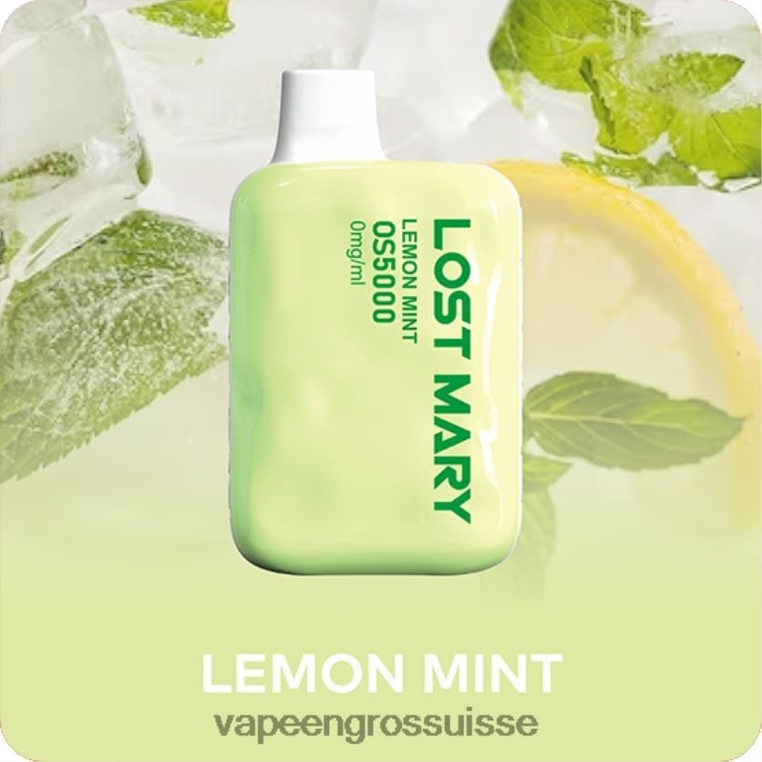 Cigarette Electronique En Gros - menthe citronnée 82F242510 LOST MARY OS5000 0 mg/ml