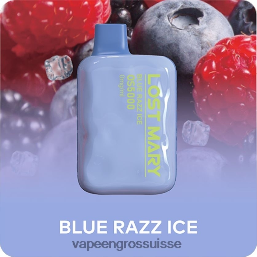 glace bleue