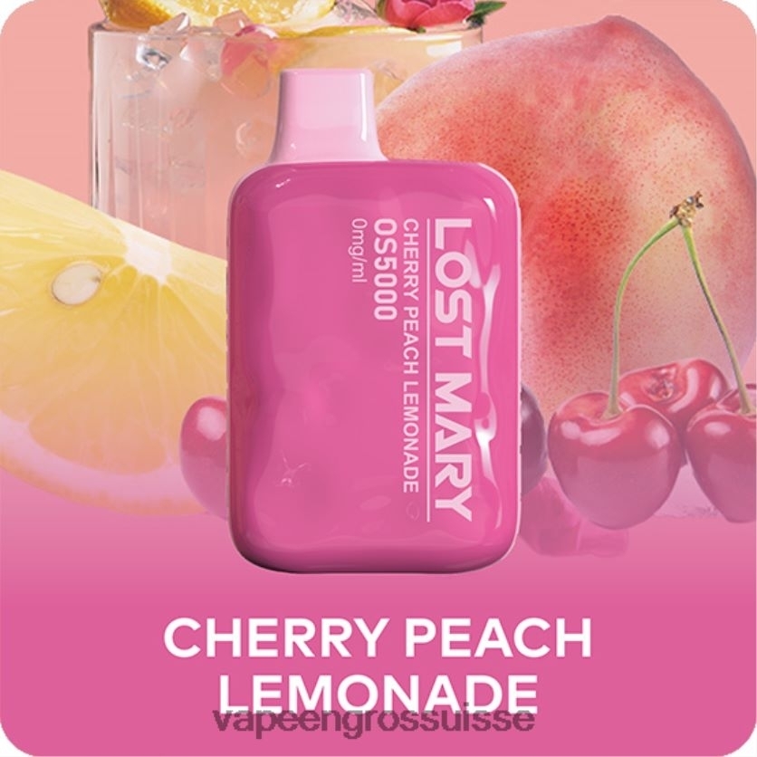 limonade cerise-pêche