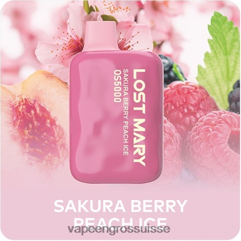 glace à la pêche aux baies de sakura