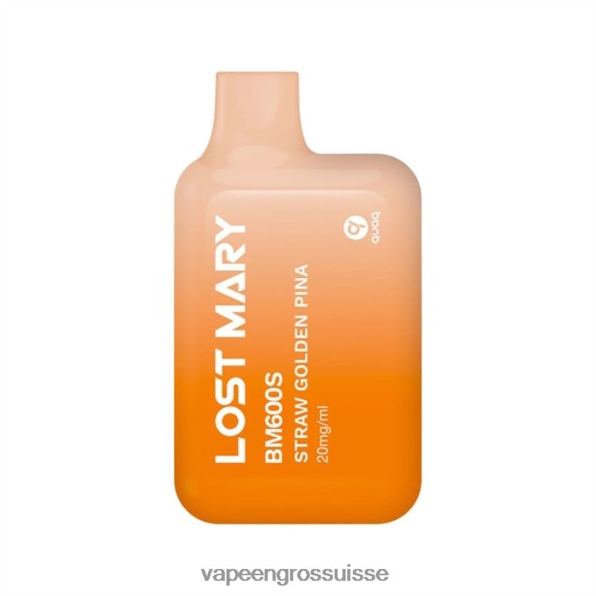 Vapoteuse En Gros - pina dorée en paille 82F242415 LOST MARY BM600S