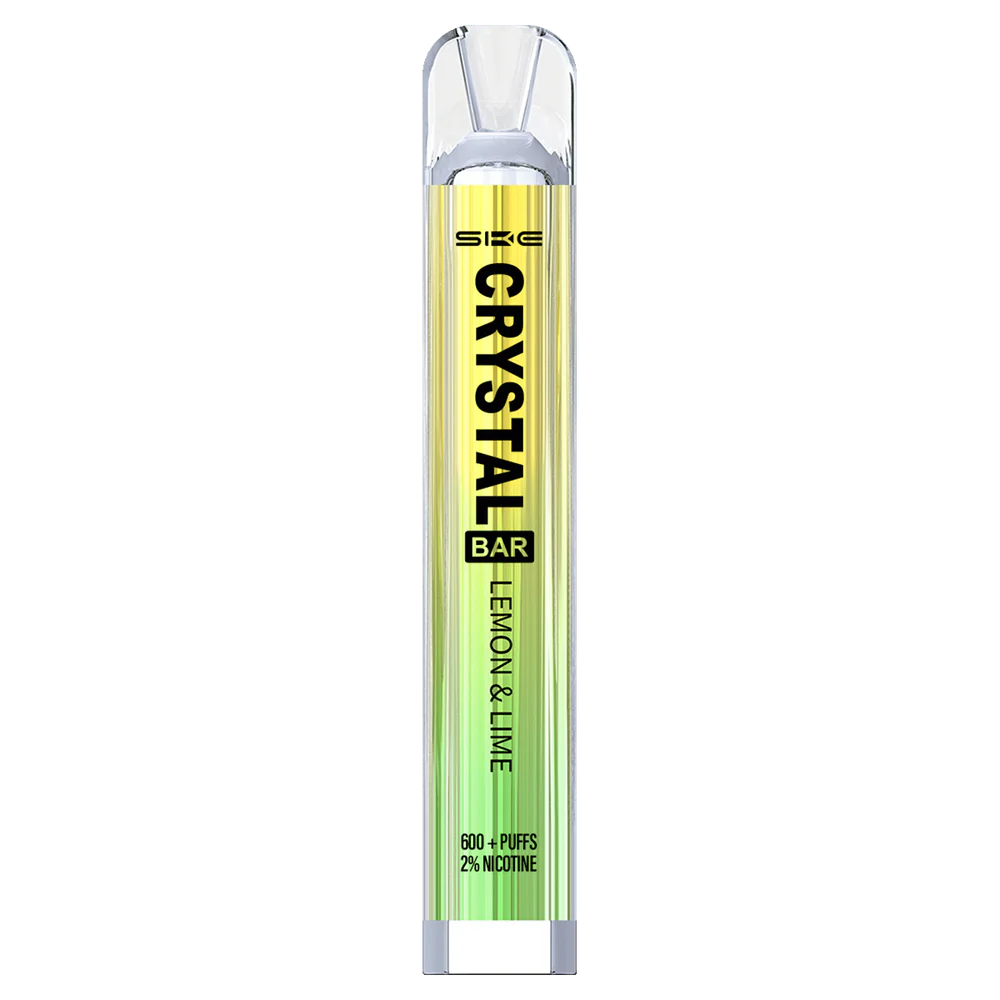 Magasin Vape Genève - citron vert 82F242262 SKE Crystal Bar vape jetable 600 bouffées