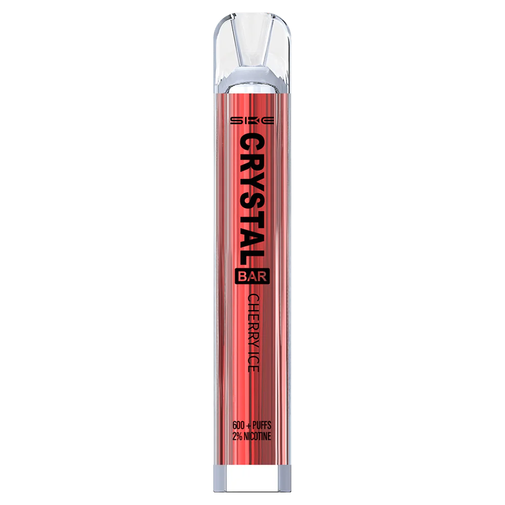 Vape En Gros - glace aux cerises 82F242269 SKE Crystal Bar vape jetable 600 bouffées
