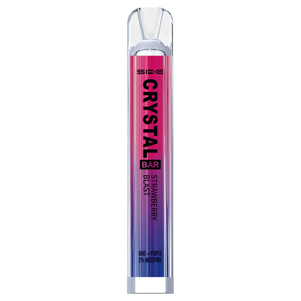 Vape Suisse Pas Cher - explosion de fraise 82F242263 SKE Crystal Bar vape jetable 600 bouffées
