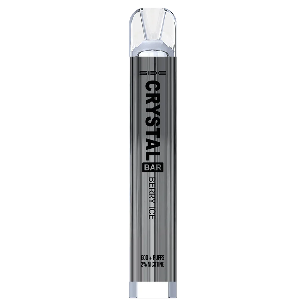 Vapotage Suisse - glace aux myrtilles 82F242264 SKE Crystal Bar vape jetable 600 bouffées