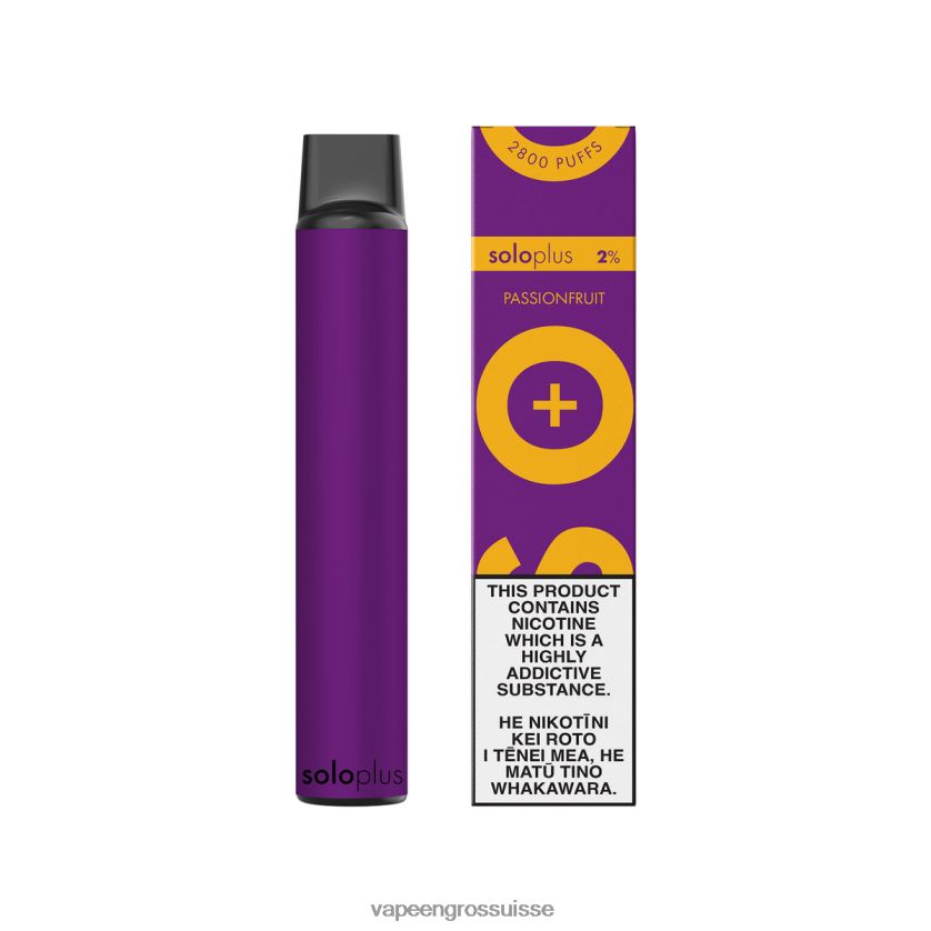 Vape En Gros Suisse - Solo Plus vape jetable fruit de la passion 8FJPV429
