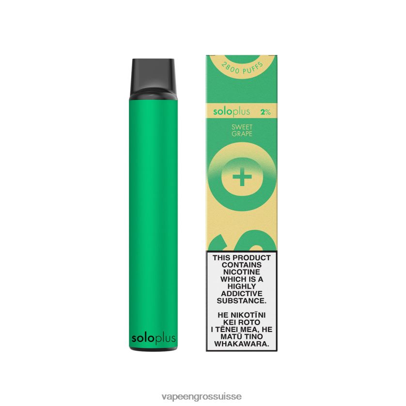 Vaporizer Zurich - Solo Plus collection paradis de vape jetable raisin doux 8FJPV440