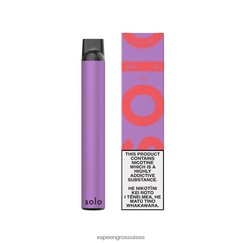 Cigarette Électronique Genève - Solo vape jetable aigre 8FJPV43