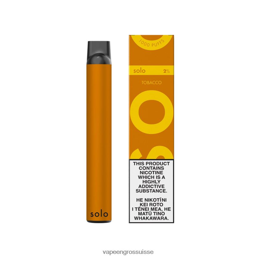 Cigarette Électronique Genève - Solo vape jetable tabac 8FJPV417