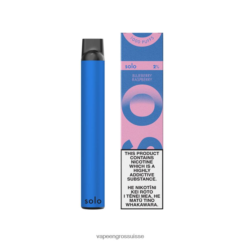 Vape En Gros - Solo collection paradis de vape jetable myrtille framboise 8FJPV419