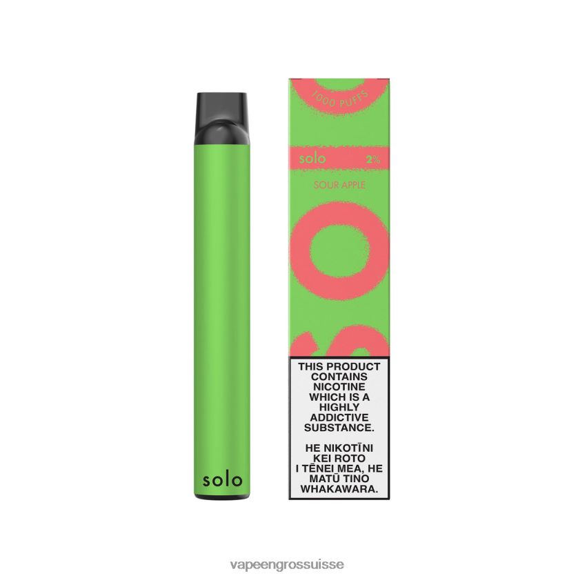 Vape En Gros - Solo vape jetable pomme aigre 8FJPV45