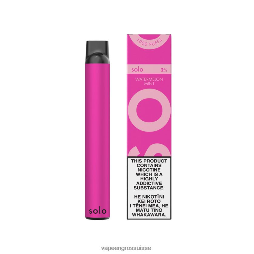 Vape Genève - Solo vape jetable menthe pastèque 8FJPV42