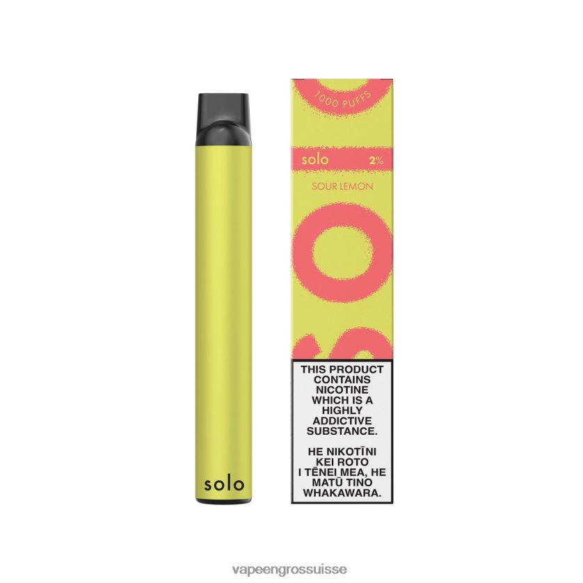 Vaporizer Zurich - Solo vape jetable citron aigre 8FJPV412