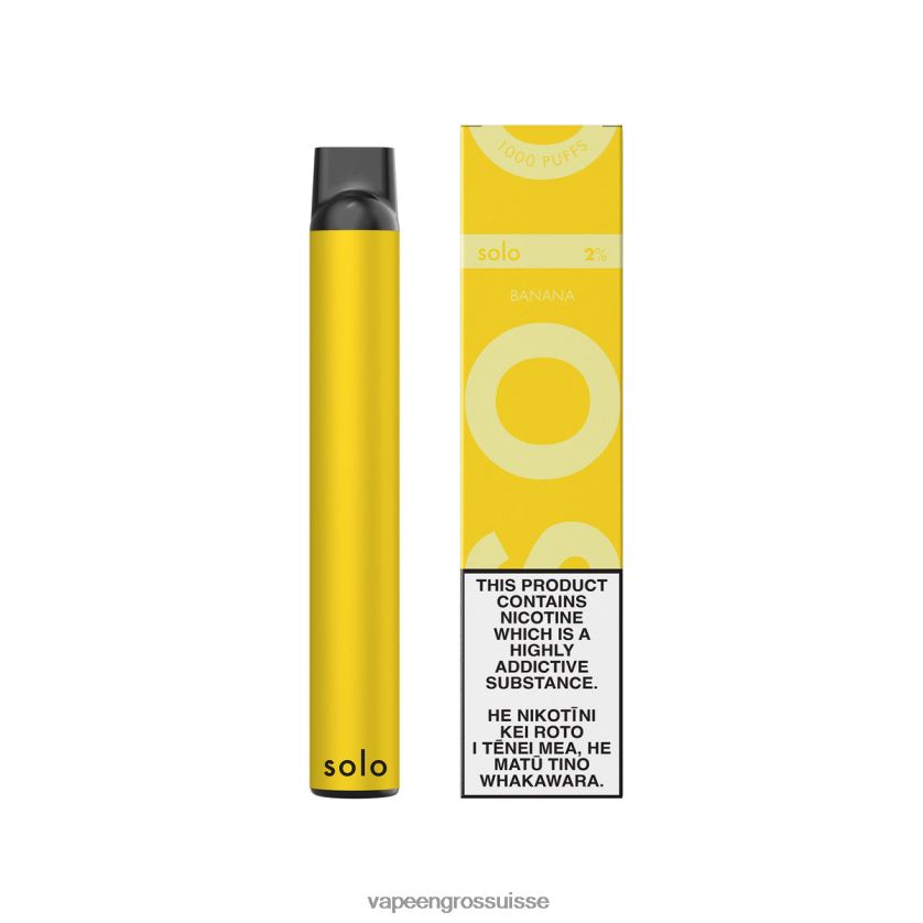 Vapotage Suisse - Solo vape jetable banane 8FJPV411