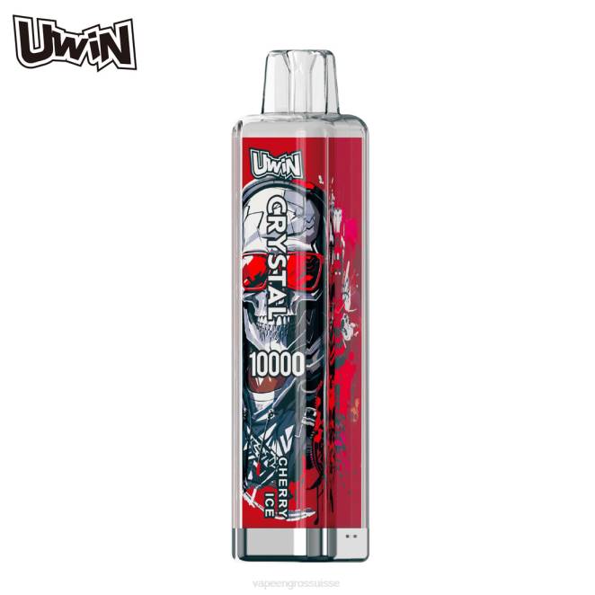 Eliquide En Gros - UWIN CRYSTAL 10000 vapes jetables glace aux cerises 446J371