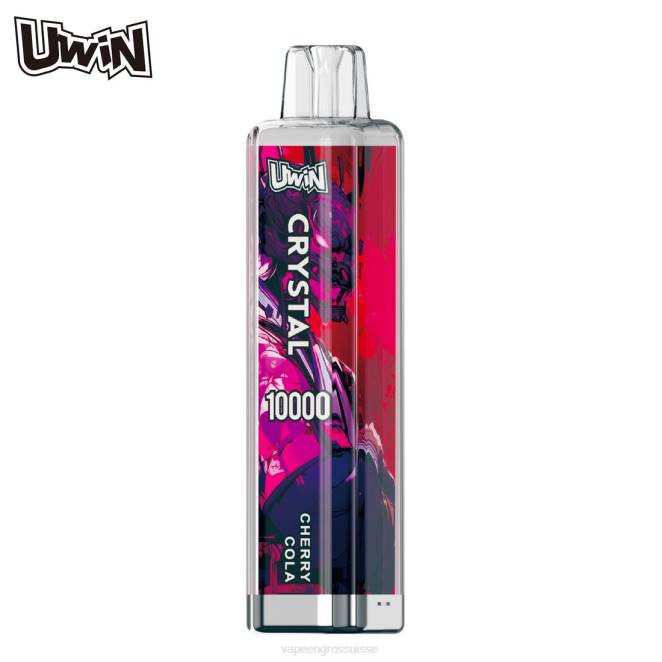 Vape Jetable Prix - UWIN CRYSTAL 10000 vapes jetables cola aux cerises 446J378