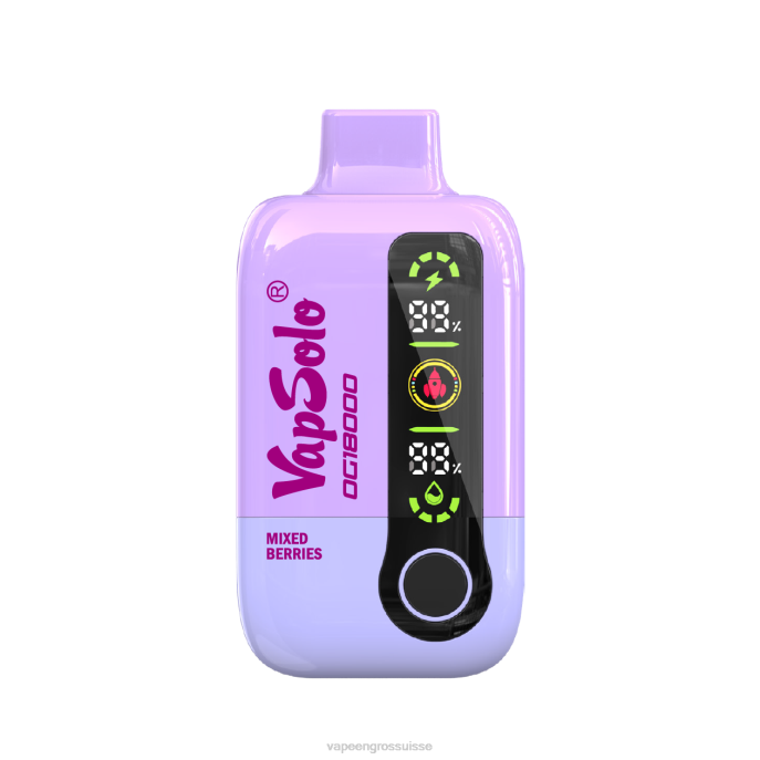 Cigarette Électronique Genève - 6R0Z3 VapSolo dg18000 baies mélangées
