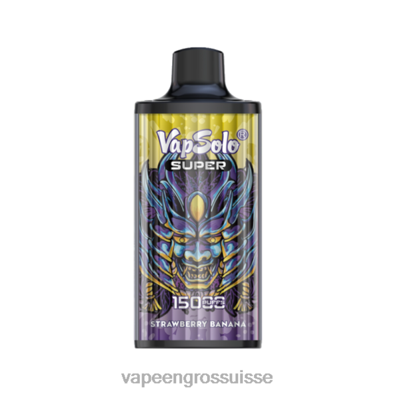 Cigarette Electronique En Gros - Vapsolo SUPER vape jetable fraise banane V084P116