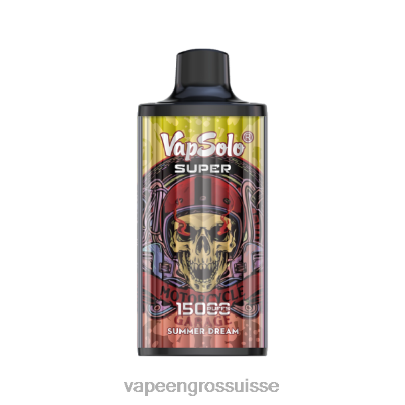 E Liquide Suisse - Vapsolo SUPER vape jetable rêve d'été V084P118