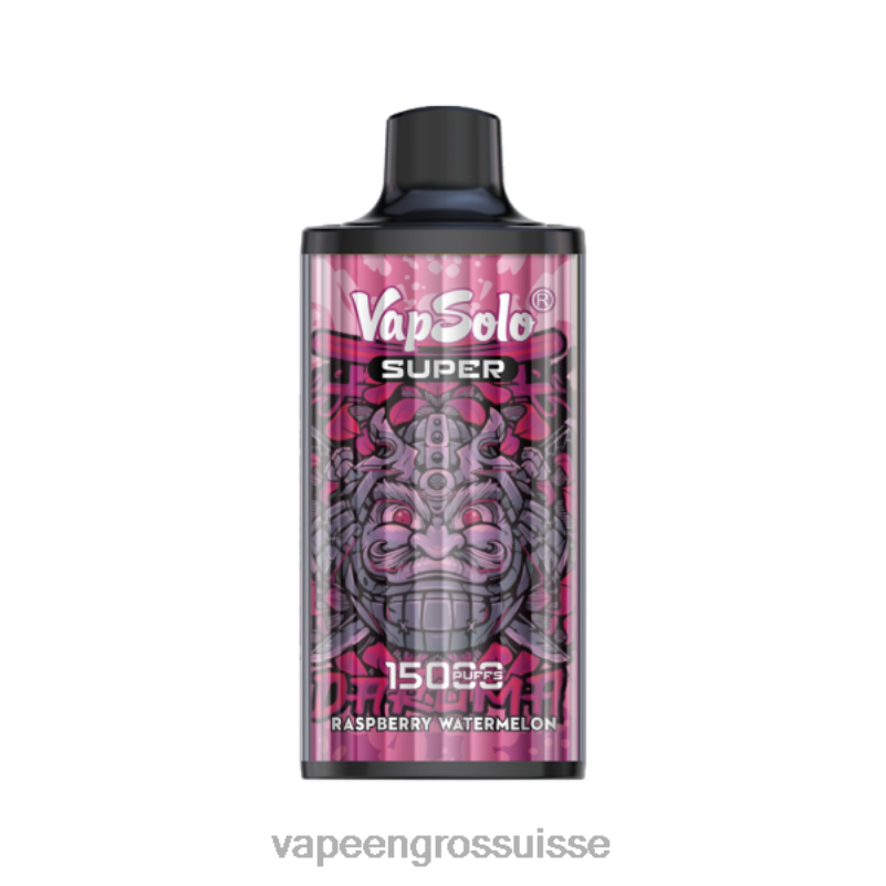 Vape En Gros Suisse - Vapsolo SUPER vape jetable pastèque framboise V084P113