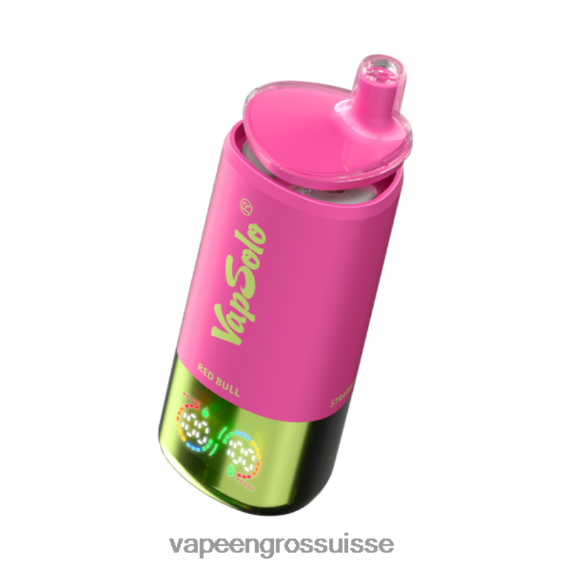 Magasin Vape Genève - VapSolo Triple 30 000 bouffées glace pastèque & red bull & fraise kiwi N22F289
